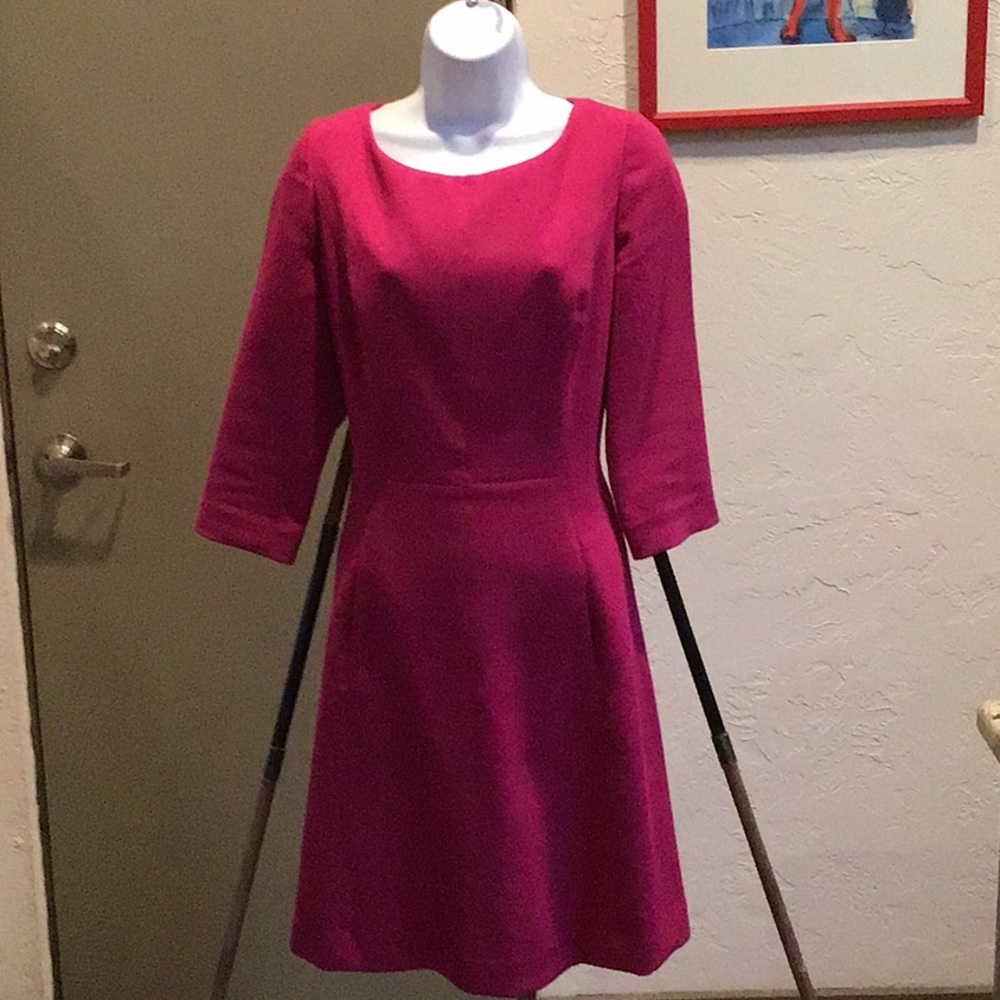 ❌❌ SOLD❌❌Hot Pink Fitted Dress